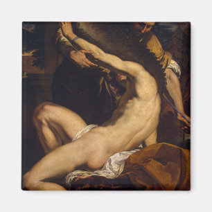 Daedalus und Ikarus durch Charles Le Brun Magnet