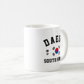 Daegu Südkorea Kaffeetasse (VorderseiteRechts)