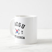 Daegu Südkorea Kaffeetasse (Vorderseite Links)