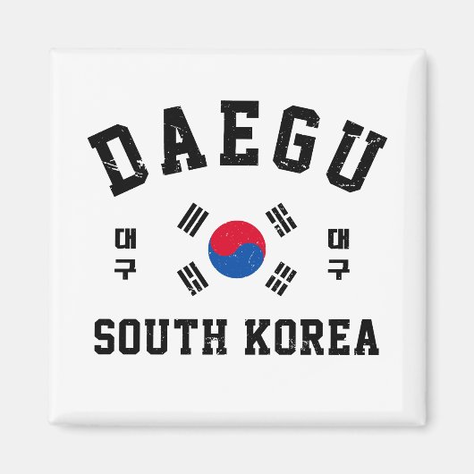 Daegu Südkorea Magnet (Vorne)