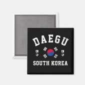 Daegu Südkorea Magnet (Vorderseite/Rückseite)