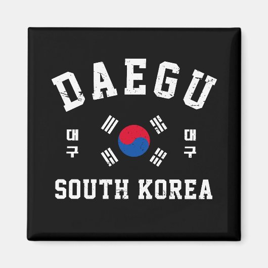 Daegu Südkorea Magnet (Vorne)