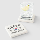 Daegu Südkorea Steinuntersetzer (Seitenansicht)