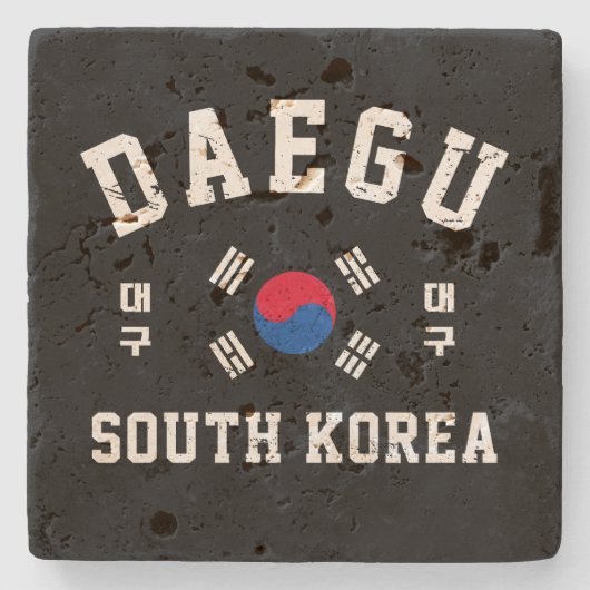 Daegu Südkorea Steinuntersetzer (Vorderseite)
