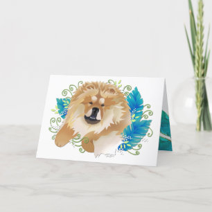 DAEJA VU Chow Art cards Feiertagskarte