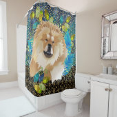 DAEJA VU Chow-Chow Duschvorhang (Beispiel)