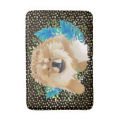 DAEJA VU Chow-Chow (schwarzes Gold) Kiste/Badmatte Badematte (Vorderseite Vertikal)