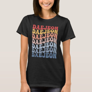 Daejeon City Groovy Retro T-Shirt