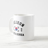 Daejeon Südkorea Kaffeetasse (Vorderseite Links)