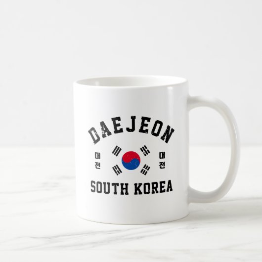 Daejeon Südkorea Kaffeetasse (Rechts)