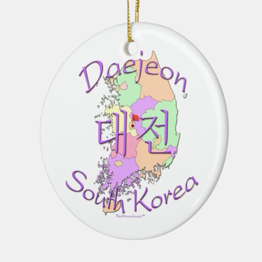 Daejeon Südkorea Keramikornament (Links)