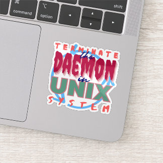 Daemon-Prozess in Unix-Systemen Aufkleber