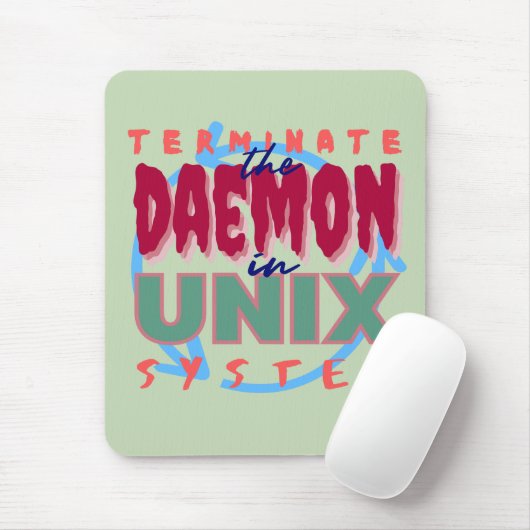 Daemon-Prozess in Unix-Systemen Mousepad (Mit Mouse)