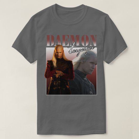DaemonTargaryenHaus der DrachenHütte T-Shirt (Design vorne)