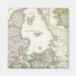 Daenemark, Insel - Dänemark, Island Magnet