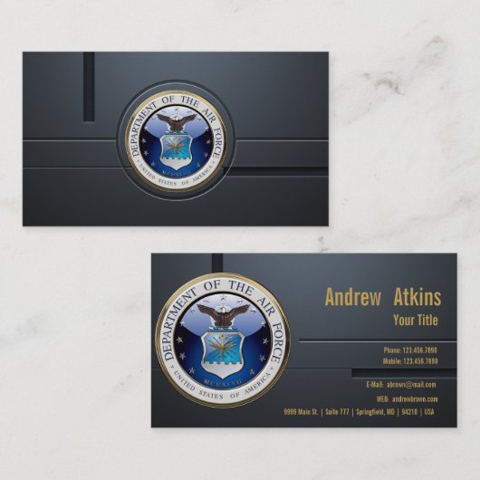 DAF VISITENKARTE (Vorne/Hinten)