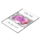 Daf Yomi "Auf welcher Seite bist du?" Weißes Noteb Notizblock (Linke Seite)