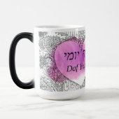 Daf Yomi "Auf welcher Seite sind Sie?" Verwandlung Verwandlungstasse (Links)