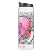 Daf Yomi Kaffee auf der Straße "Es ist nicht schwi Thermosbecher (Nach rechts gedreht)