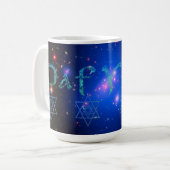 Daf Yomi Stars und Space Kaffeetasse (Vorderseite Links)