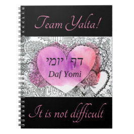 Daf Yomi Team Yalta "It is not Schwierige" Foto Notizblock