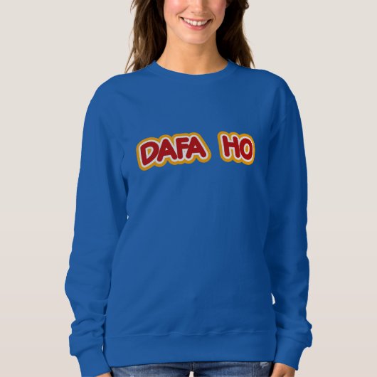 Dafa Ho Desi Expression Indian | Get Love Funny Sweatshirt (Vorderseite)