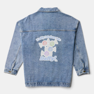Daffee for Taffy Candy Fun Cartoon Art Jeansjacke