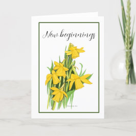Daffodiakarte Dankeskarte