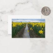 Daffodialfeld Mitteilungskarte (Vorderseite/Rückseite Beispiel)