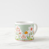 Daffodien auf einer Espresso-Tasse Espressotasse (Vorderseite Rechts)