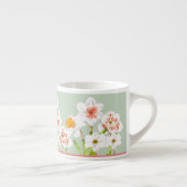 Daffodien auf einer Espresso-Tasse Espressotasse (Rechts)