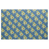 Daffodien Frühling botanische Kunst Aquarellstoffe Stoff (Fat Quarter (45,7 x 55,9 cm))