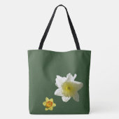 Daffodien Frühlingsblumen Tote Tasche (Rückseite)