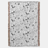 Daffodien Frühlingsblumenmuster Decke (Vorderseite Vertikal)