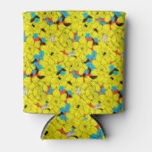 Daffodien Frühlingsblumenmuster Dosenkühler (Vorderseite)