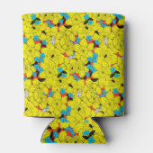 Daffodien Frühlingsblumenmuster Dosenkühler (Rückseite)