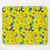 Daffodien Frühlingsblumenmuster Mousepad (Vorne)