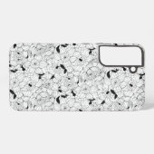 Daffodien Frühlingsblumenmuster Samsung Galaxy Hülle (Rückseite (Horizontal))