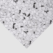 Daffodien Frühlingsblumenmuster Seidenpapier (Ausschnitt)