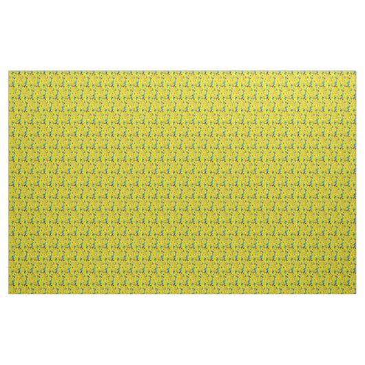 Daffodien Frühlingsblumenmuster Stoff (Yard (91,4 cm))