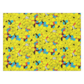 Daffodien Frühlingsblumenmuster Tischdecke (Vorderseite (Horizontal))