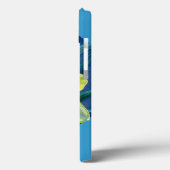 Daffodien gelb blau mit dem Namen Case-Mate iPhone Hülle (Rückseite / Links)