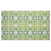 Daffodien im Frühlingsgewebe Stoff (Fat Quarter (45,7 x 55,9 cm))