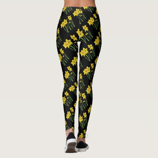 Daffodien Leggings (Rückseite)