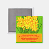 Daffodien Magnet (Vorderseite/Rückseite)