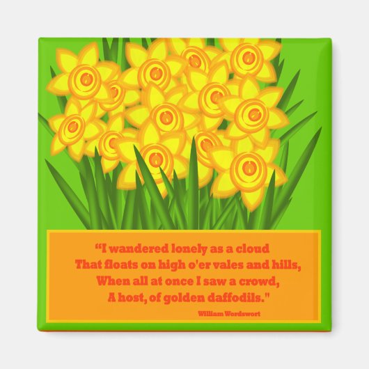 Daffodien Magnet (Vorne)