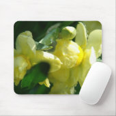 Daffodien mit Wassertropfen Mousepad (Mit Mouse)