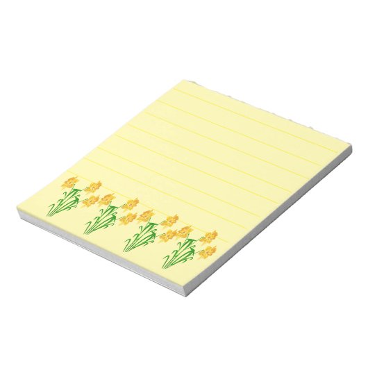 Daffodien Notizblock (Rotiert)