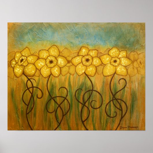 Daffodien Poster (Vorne)