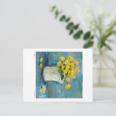 Daffodien Postkarte (Stehend Vorderseite)